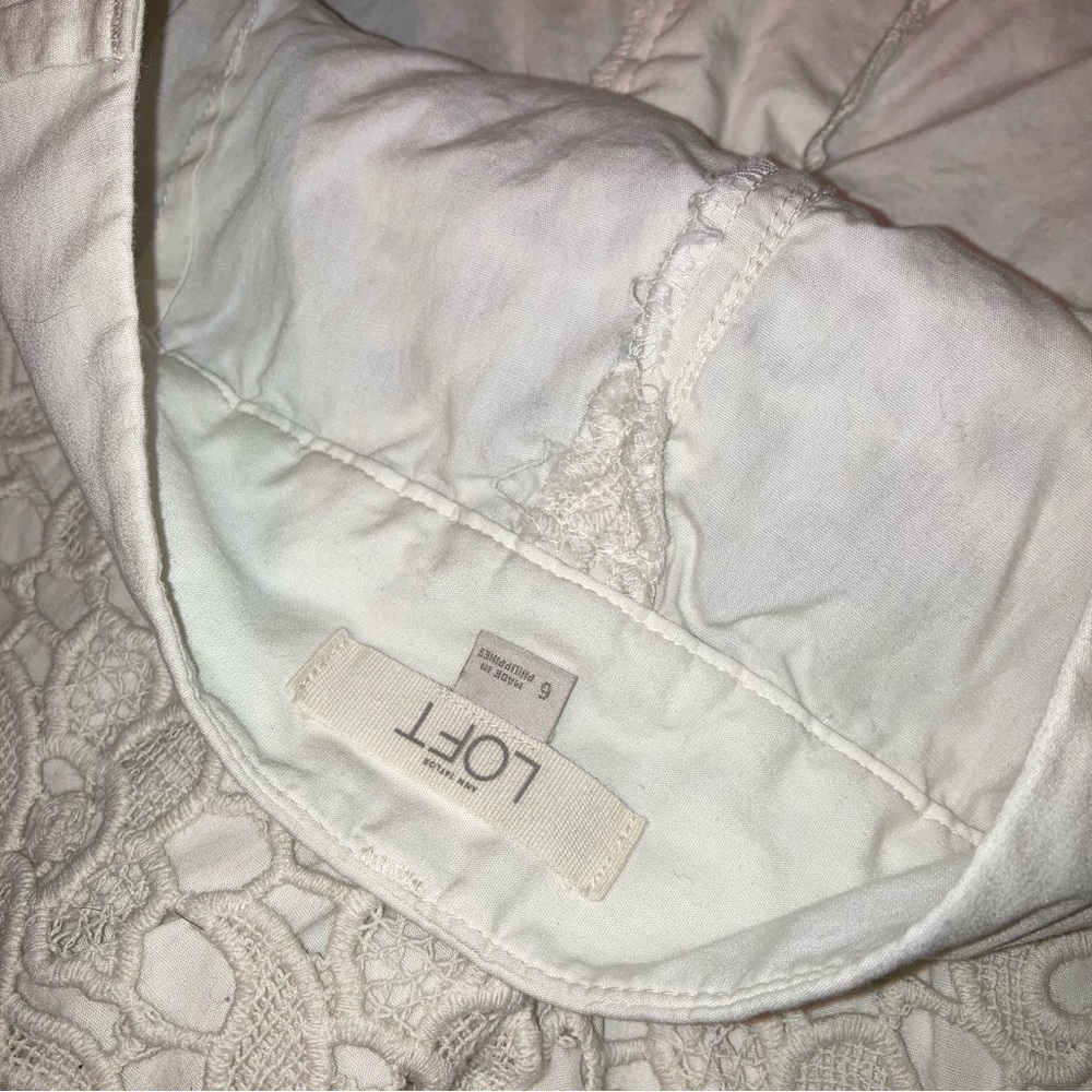 2/$15!! The Loft crochet lace shorts - Picture 11 of 11